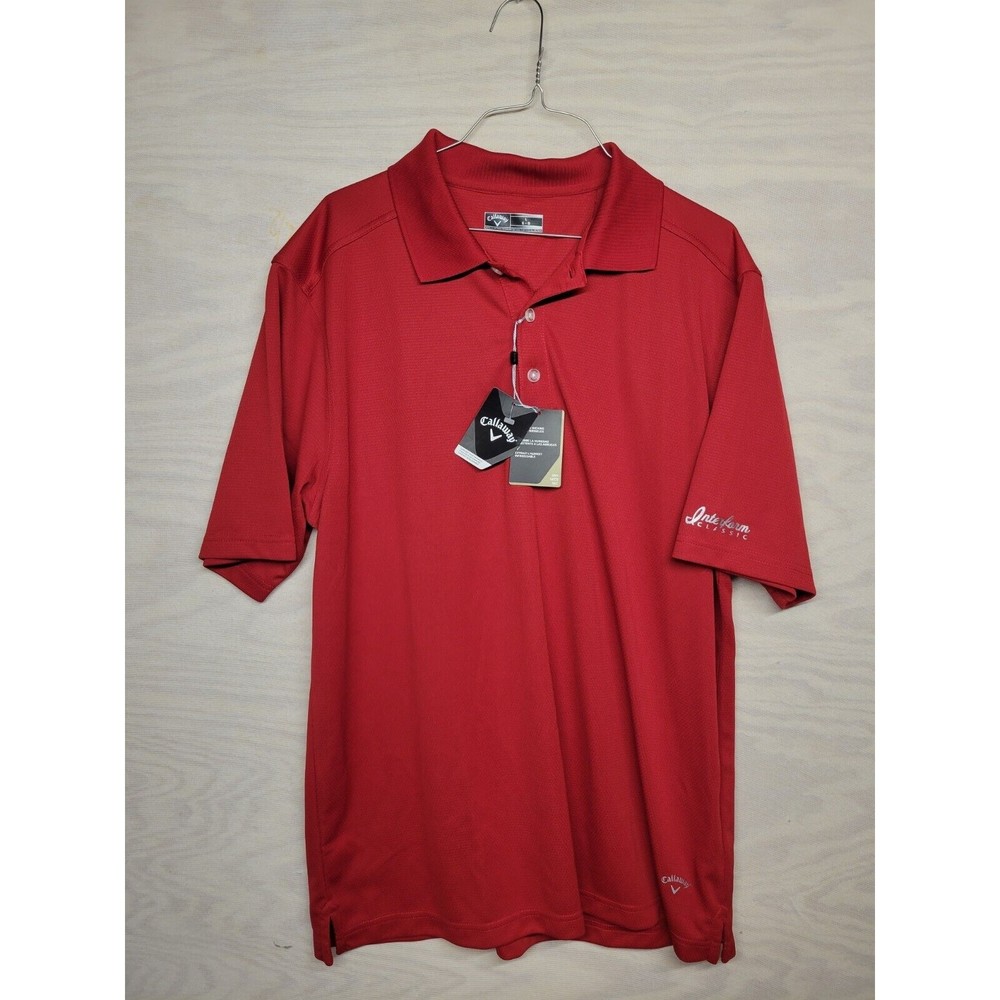 Callaway Performance Men's SZ L Golf Polo Shirt Interform Classic Red New